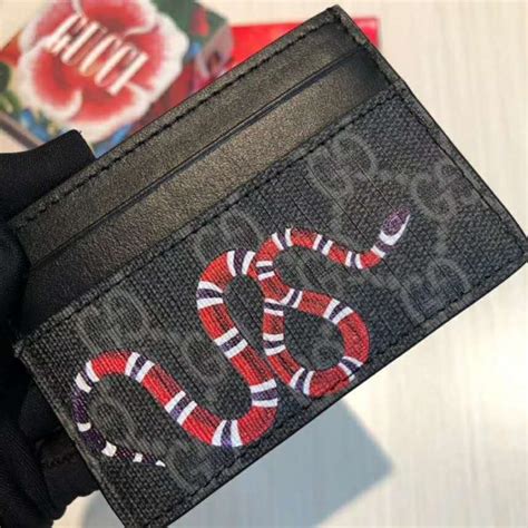 porta carte gucci x supreme queen|gucci card cases for women.